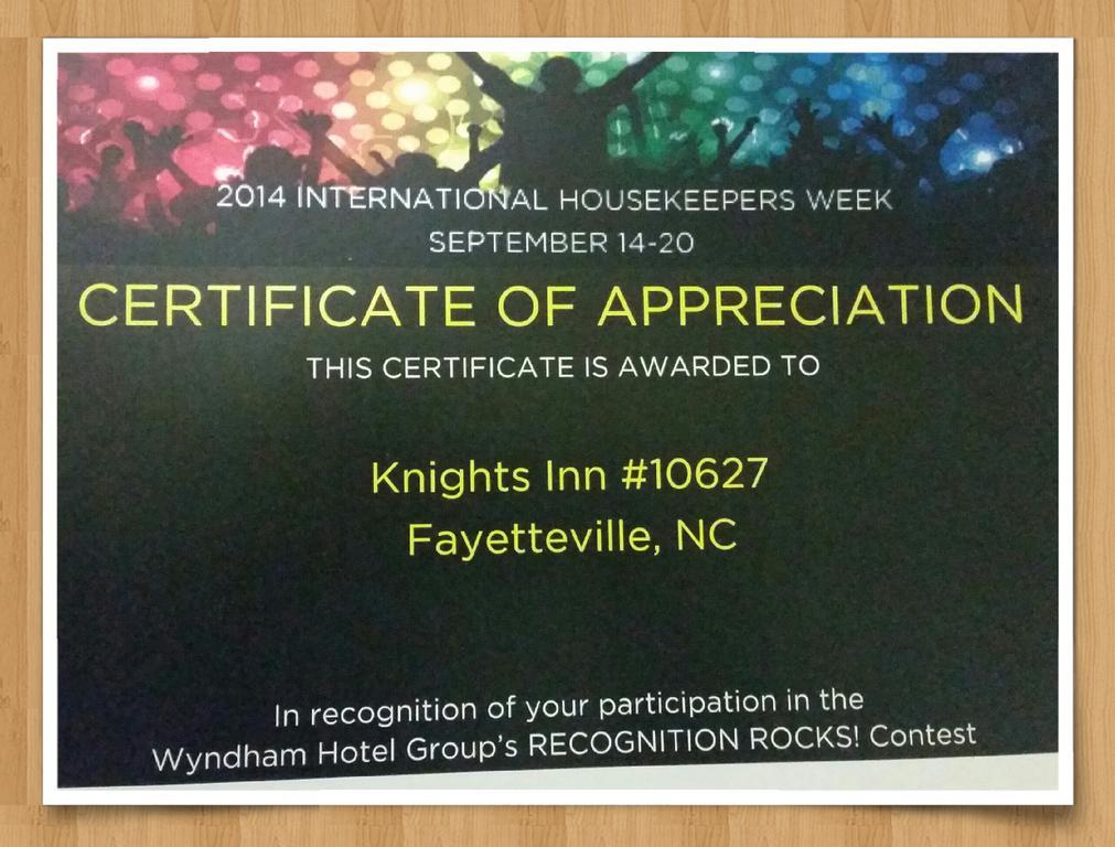 Knights Inn Fayetteville - Fort Bragg Экстерьер фото